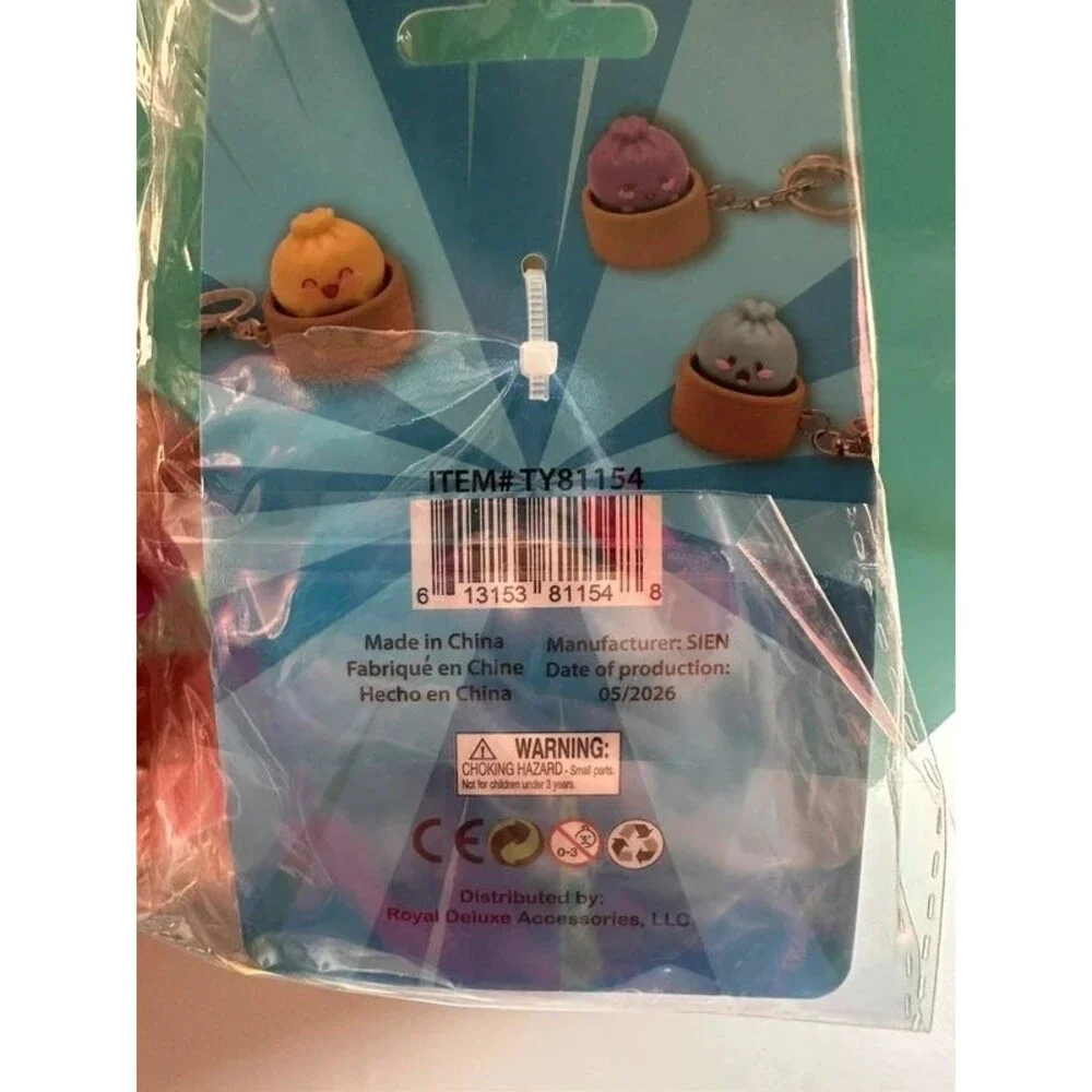 Dumplings Keychain - Purple - TikTok Viral Mini Dumpling
